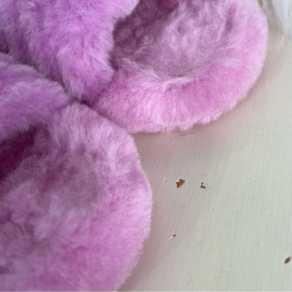 UGG Girls Fuff Yeah Slide Slippers Lavender